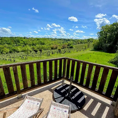 Appartement Luxury Self-catering Homes With Salt Water Pool On Organic Vineyard In France Saussignac
